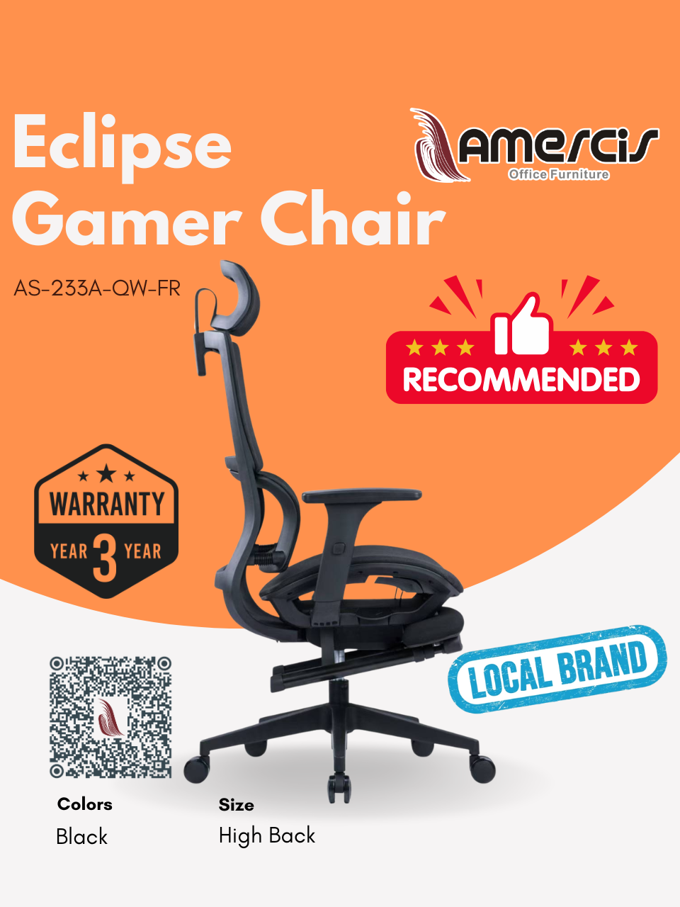 Thumbnail: Eclipse Gamer Chair