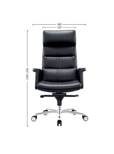 Virtual Agm Beautyrest Platinum Abbot Faux Leather Task Chair
