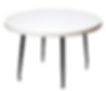 Yasmine 1200Dia Discussion Table - Stylish and spacious round discussion table, perfect for meetings and collaborative work in office or conference settings.