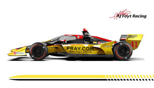 Pray.com becomes primary marketing partner on the No. 41 Chevrolet Indy car driven by Sting Ray Robb