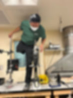 Randell works as a prosthetist since retiring from the U.S. Navy.