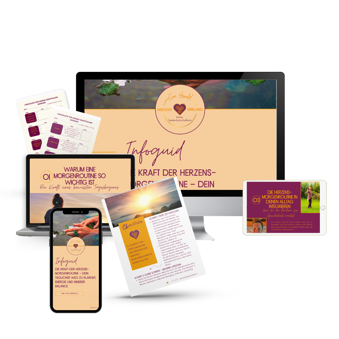 Infoguide zur Herzens-Morgenroutine – Jetzt mit praktischen Checklisten!