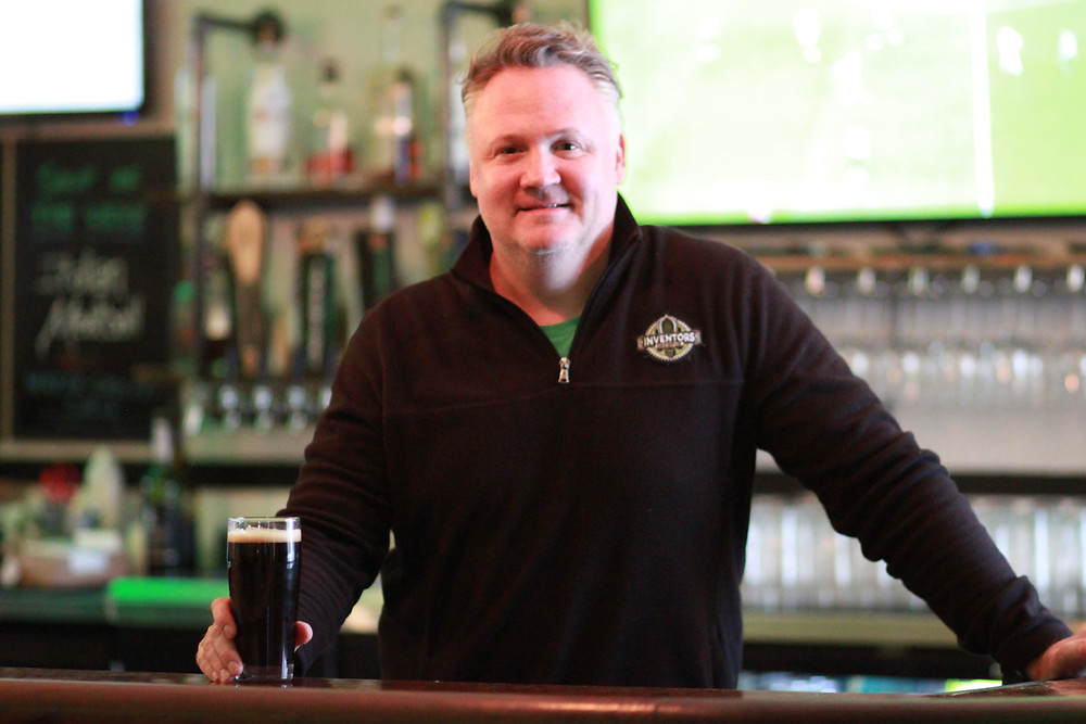 Cam Huck at Inventors Brewpub in Port Washington, WI
