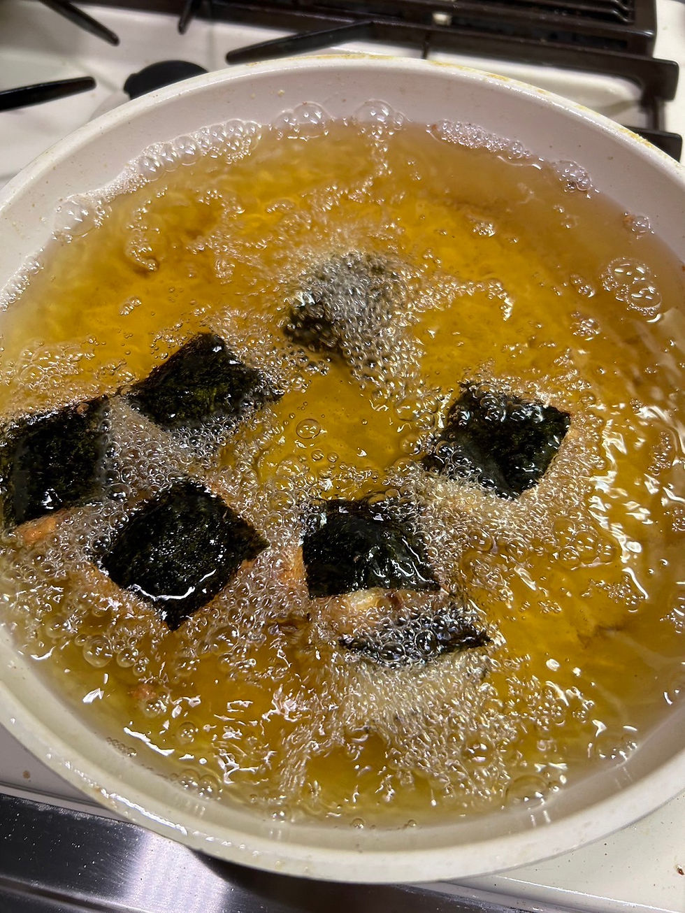 くわいの磯辺揚げ