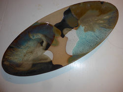 Large Oval Mountain View Platter
