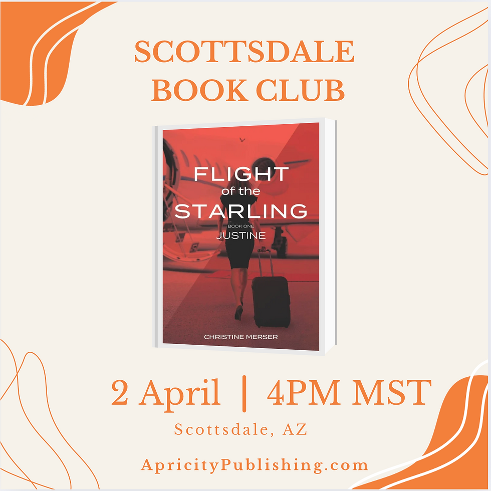 Flight of the Starling Featuring at Book Club in Scottsdale