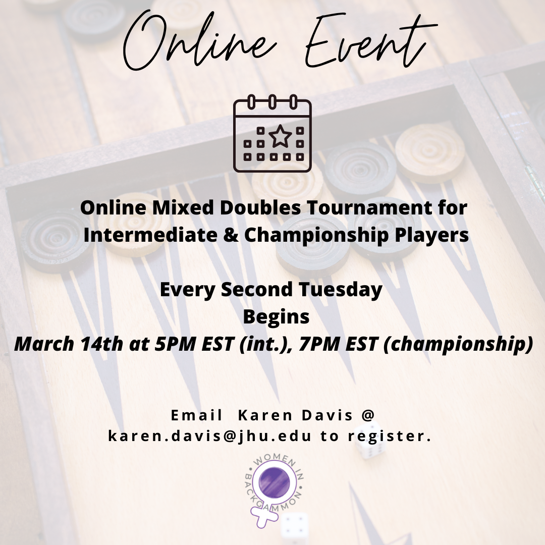 Participate in the 2023 Online Mixed Doubles Event WWB