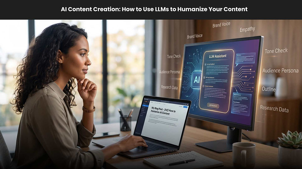 AI Content Creation: How to Use LLMs to Humanize Your Content
