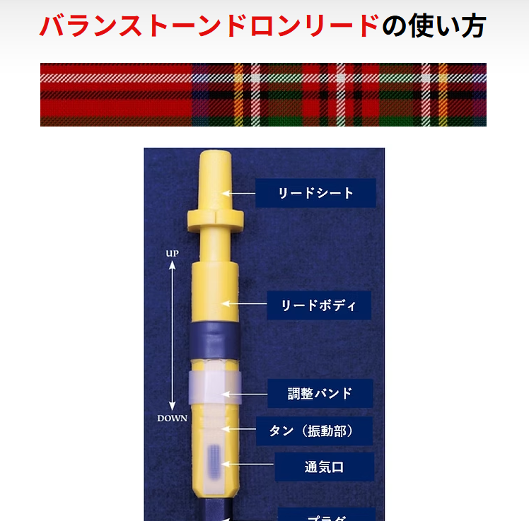 バランストーンドロンリードの使い方