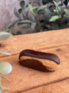 Petits Fours | Chocolate & Vanilla Eclair