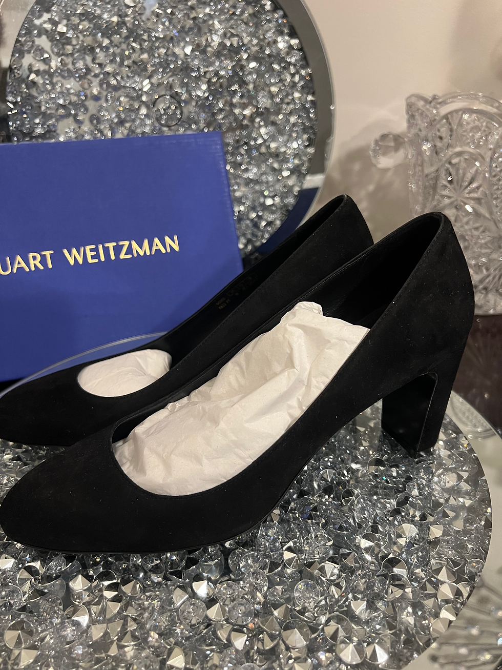 Thumbnail: Stuart Weitzman Black Pumps -New never worn -free shipping