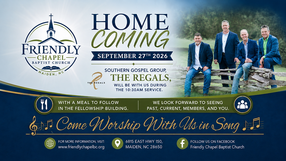 Friendly Chapel Baptist Church Maiden NC