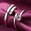 Thumbnail: Platinum Plated Elegant Austrian Crystal Adjustabl