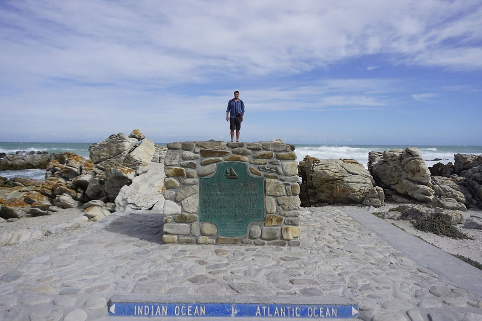 Lucas at Cape Agulhas