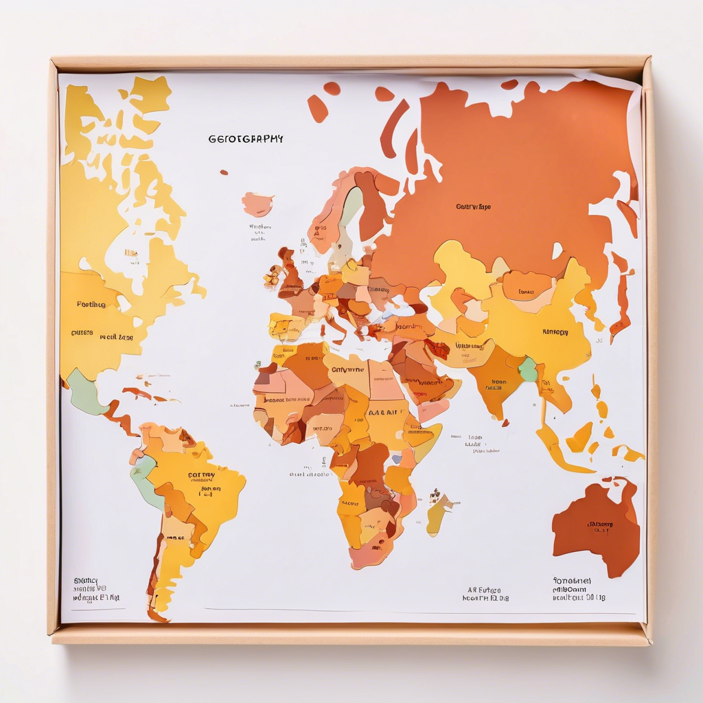 Geography Puzzle Map