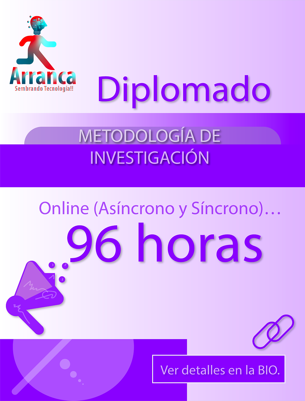 Diplomado: Metodología de Investigación. (96 horas).
