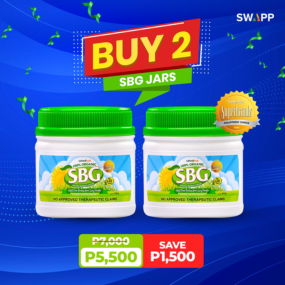 2 sbg powder in jar with promo price