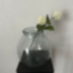 Vase en verre transparent - Location Décoration Rennes