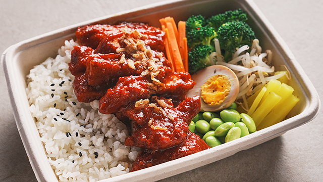 Arranged Food and Objects