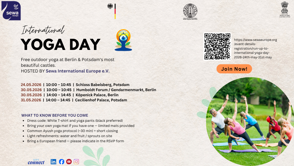 Run-up to International Yoga Day 2026 (24th May-31st May)