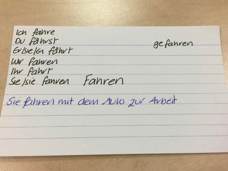 How to learn German words effectively