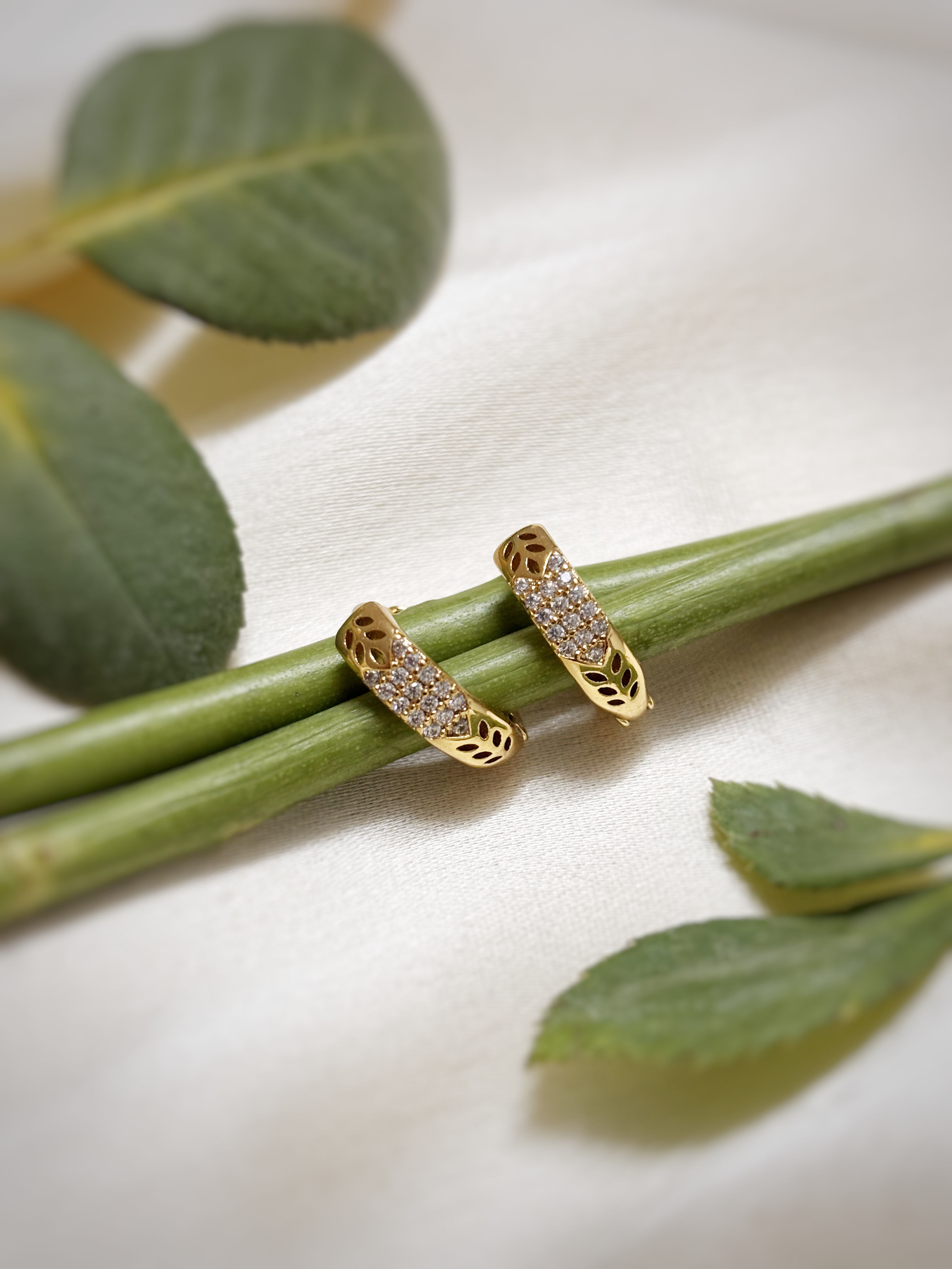 Radiant Luxe Hoop Earrings