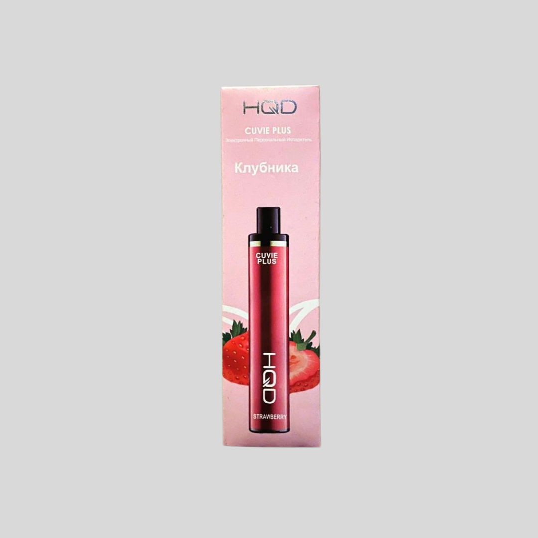 Электронная сигарета HQD Cuvie Plus на 1200 тяг со вкусом Клубнике