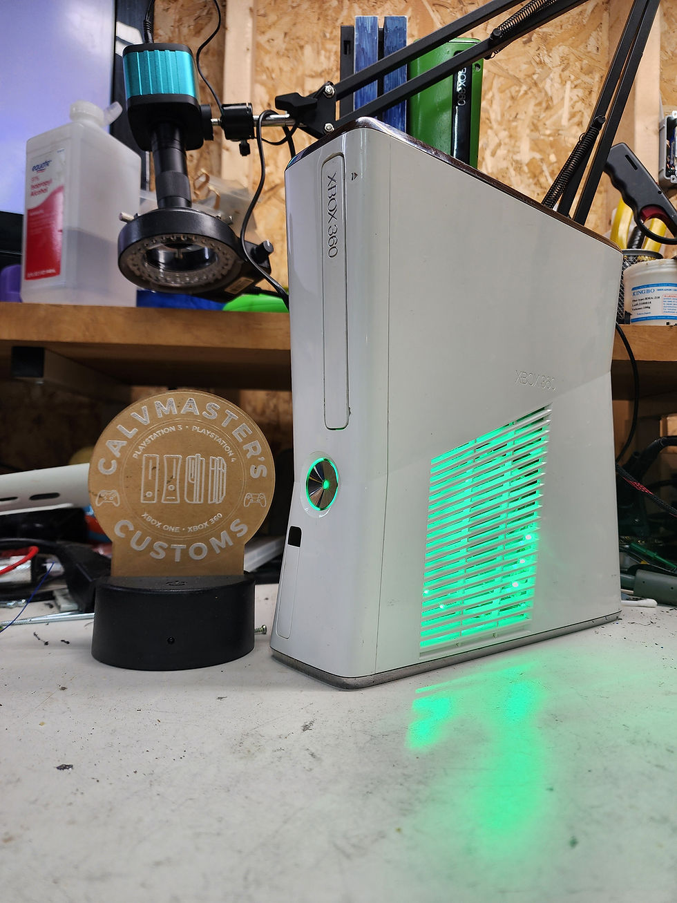 Thumbnail: Limited edition White Customized Xbox 360 Slim Rgh3.0 (Console Only)