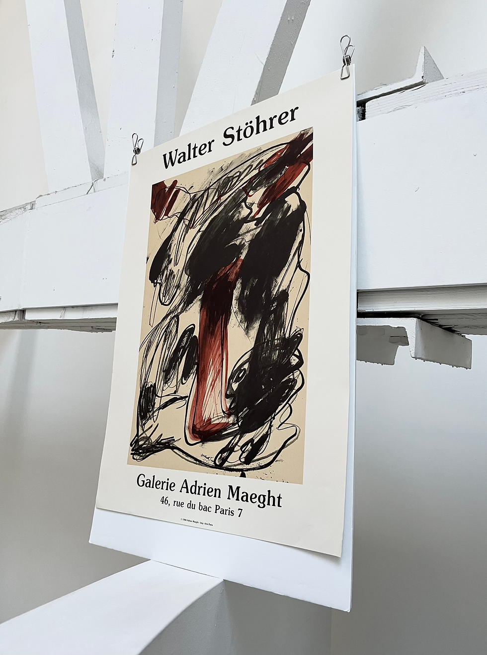 Thumbnail: 1984 Walter Stohrer French Lithograph Wide View