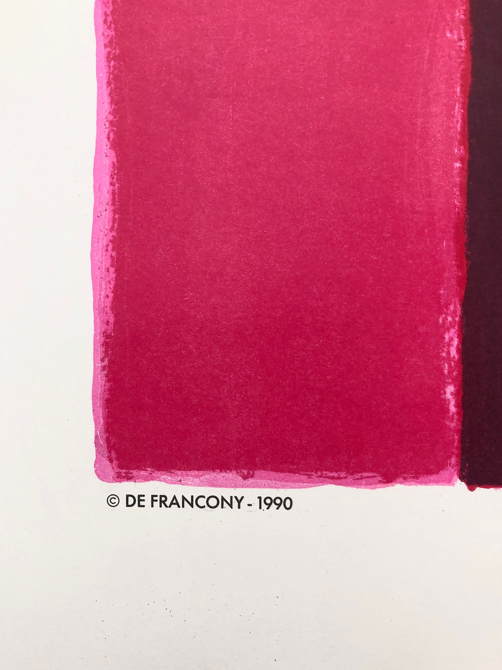 Thumbnail: 1990 Bernard Cathelin French Mourlot Lithograph Left View