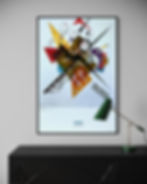 Thumbnail: 1997 Wassily Kandinsky French Art Exhibition Poster Home Mockup