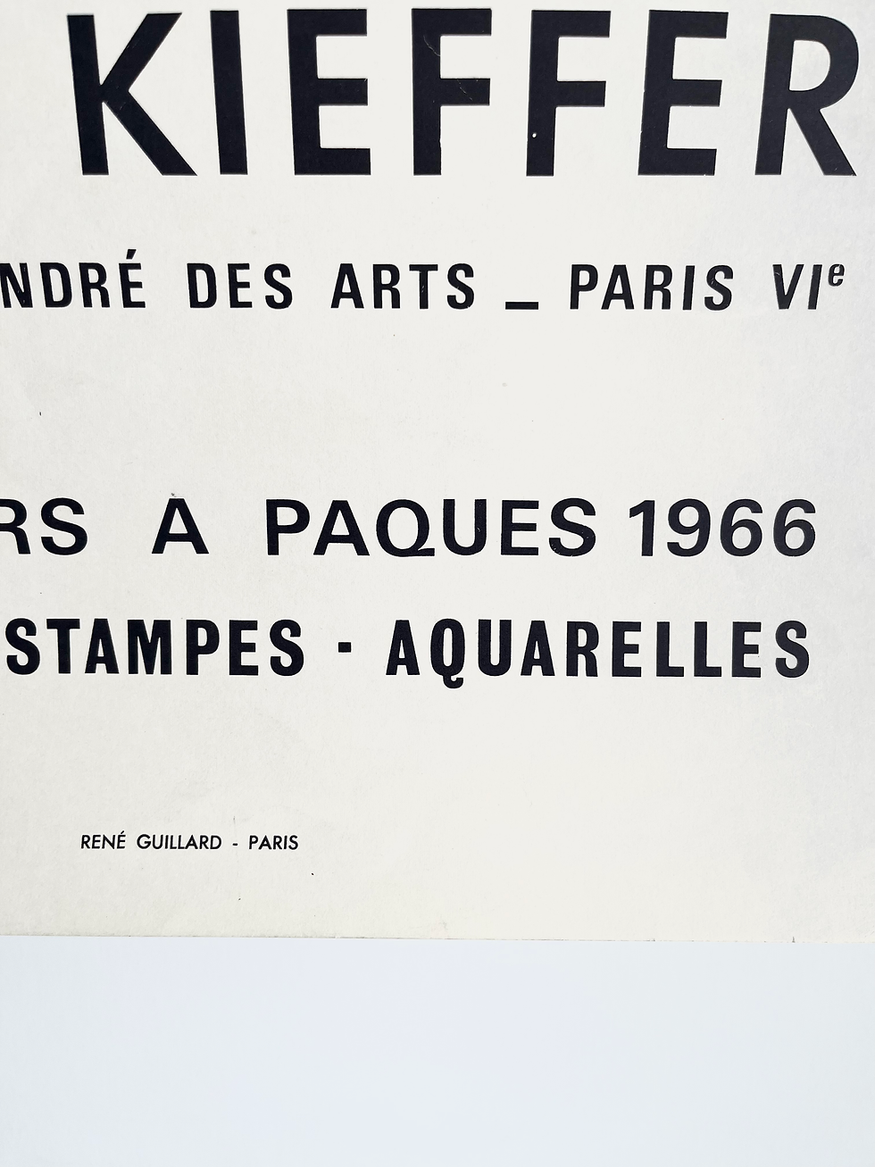Thumbnail: 1966 Leonor Fini French Art Exhibition Print Bottom View
