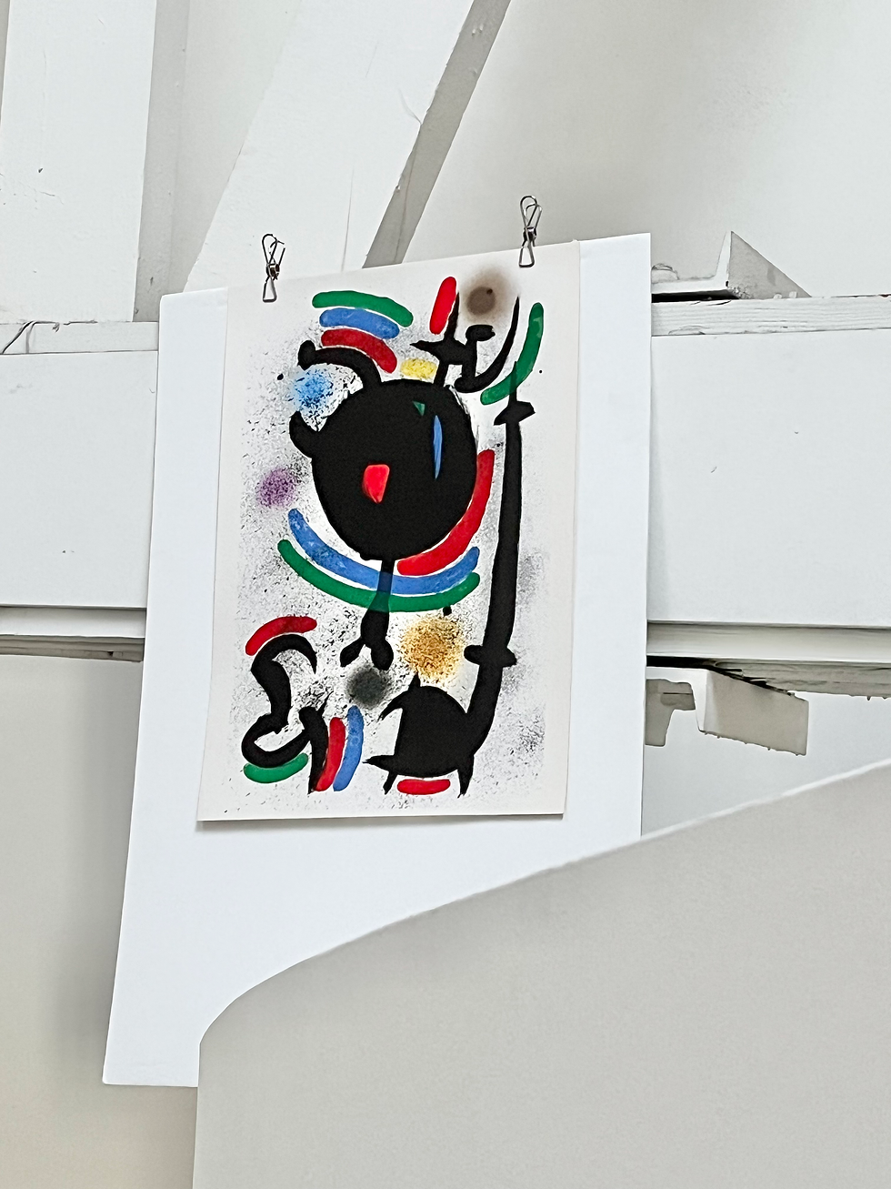 Thumbnail: 1972 Joan Miro ‘Miro I-13’ French Mourlot Lithograph Wide View