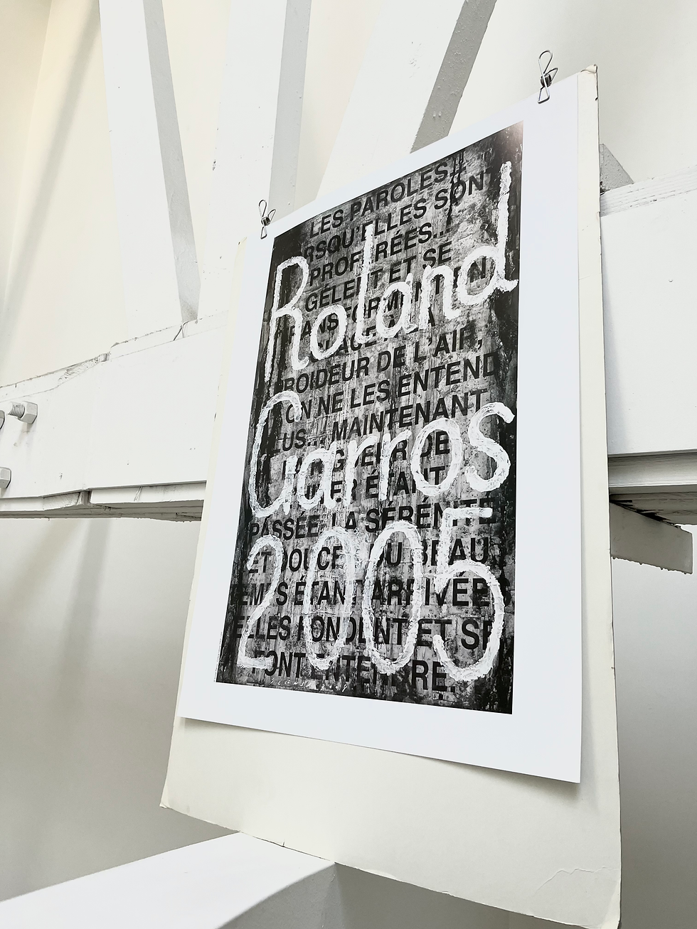 Thumbnail: 2005 Jaume Plensa Roland Garros Print Full View