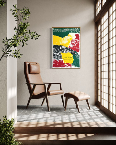 1985 Jan Voss French Art Exhibition Lithograph | My Site