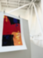 Sergio Zen Signed Italian Lithograph Side View