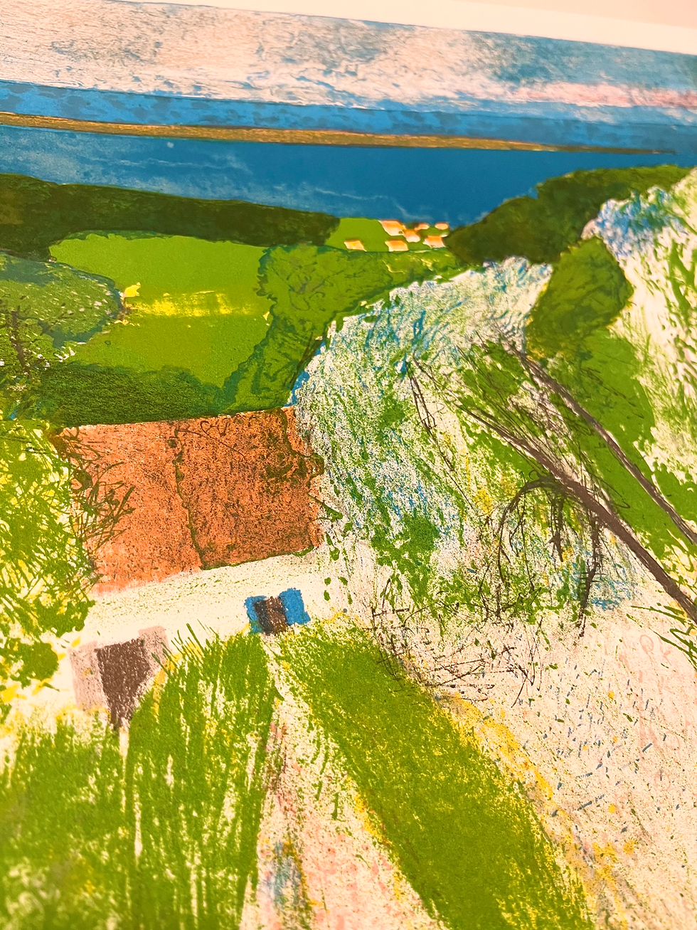 Thumbnail: Guy Bardone Signed French Lithograph Closeup View