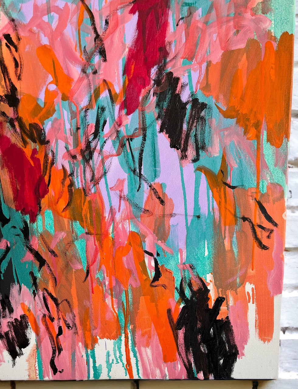 Thumbnail: 2023 Bud Holman 'Untitled' Oil on Canvas Close View 2