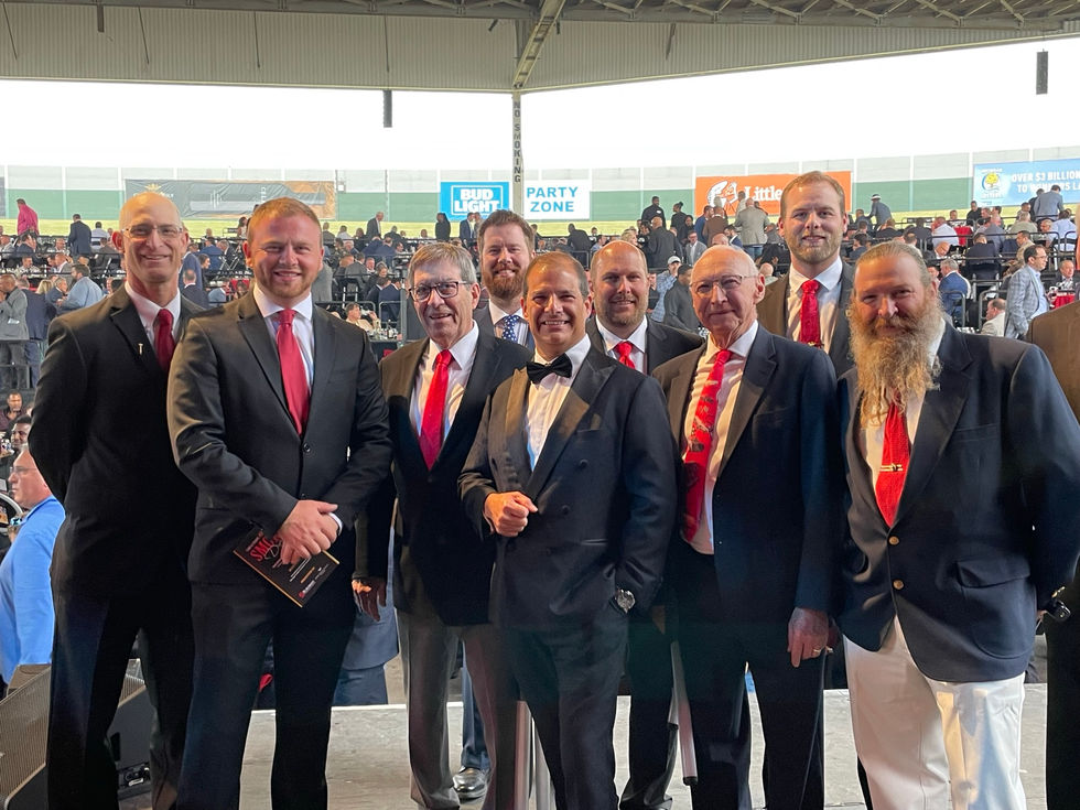 An amazing team of auctioneers making it possible to work a crowd of 1600... at the 10th Annual Cars & Cigars... 