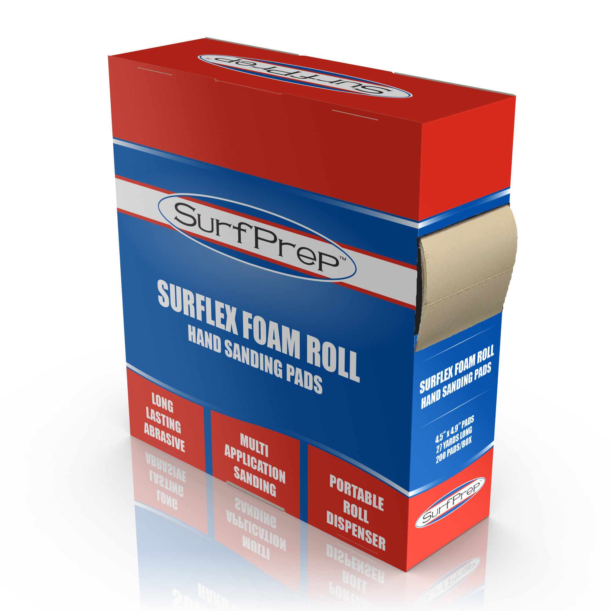 SurfPrep SurfFlex Foam Roll Hand Sanding Pads