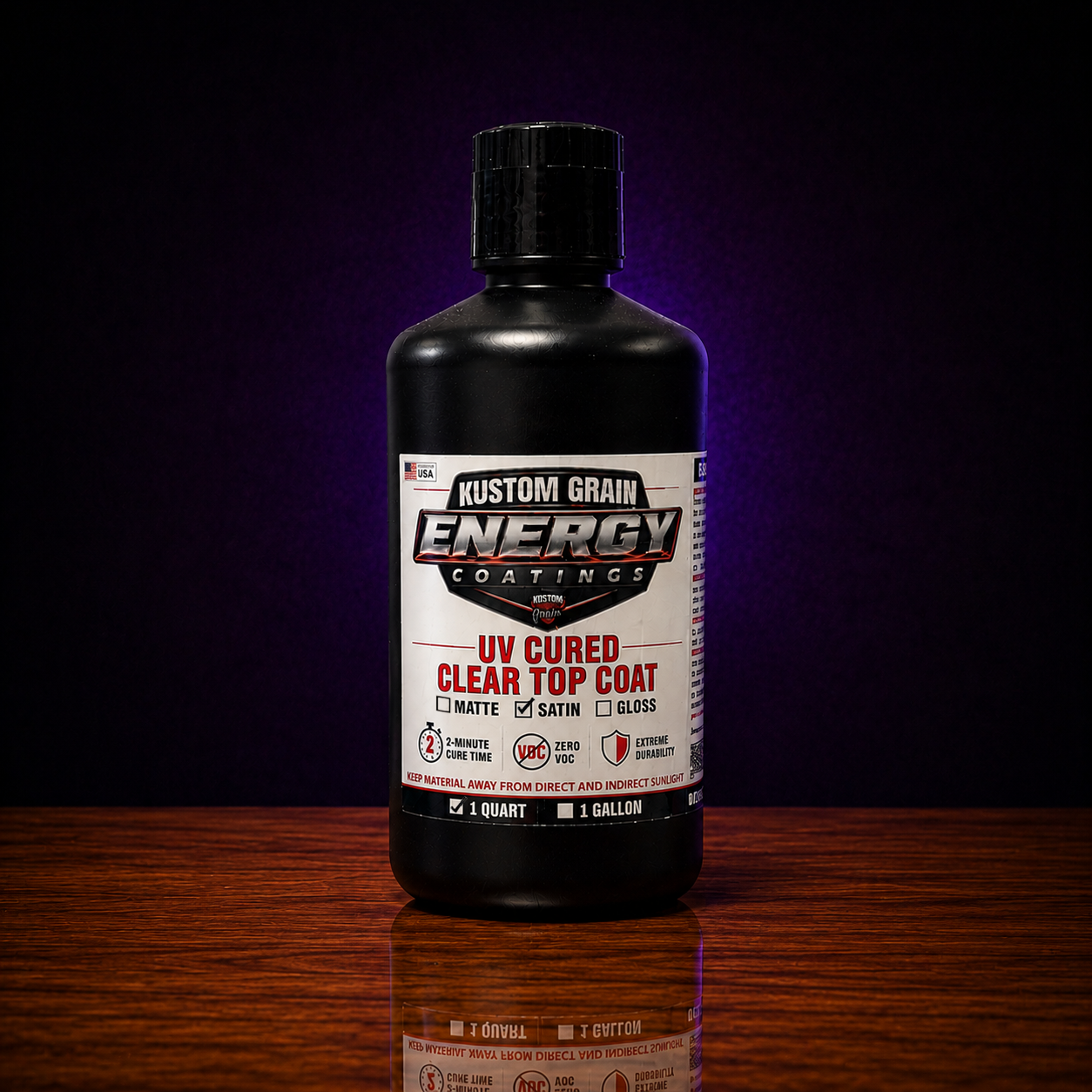 UV Clear Top Coat - Energy Coatings by Kustom Grain