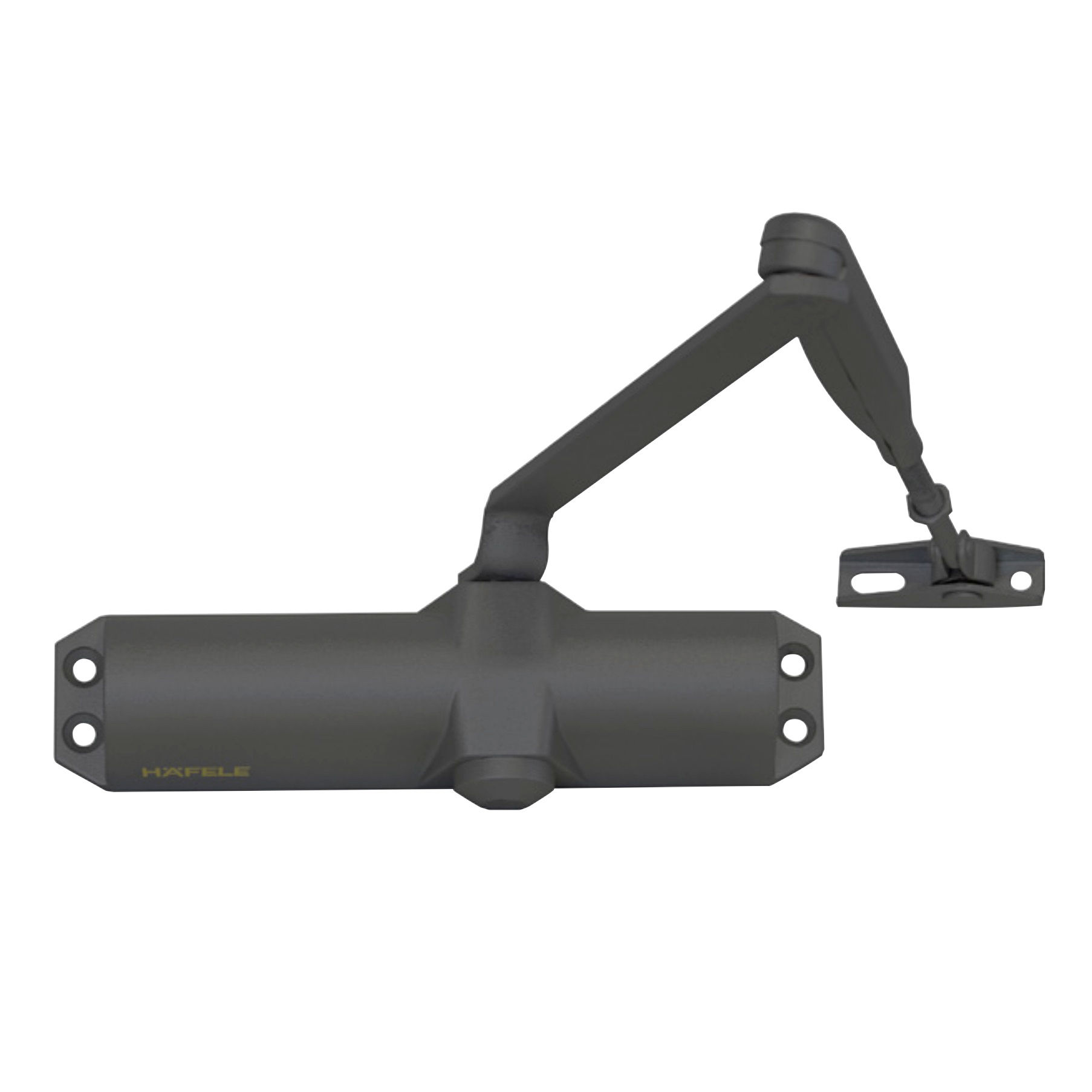 Hafele DC 401 (F) Dirsek Kollu Kapı Kapatıcı Sabitlemeli Siyah