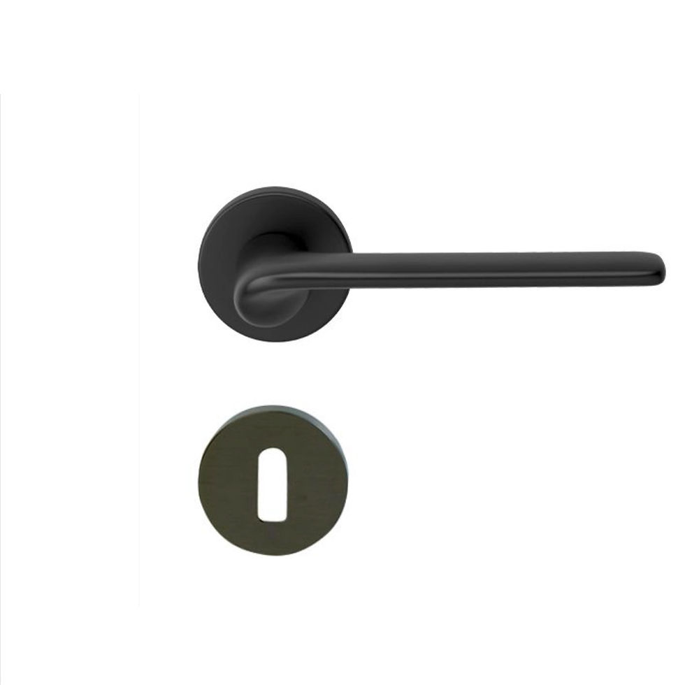 Hafele Hant Kapı Kolu Oda Tipi Siyah Renkli