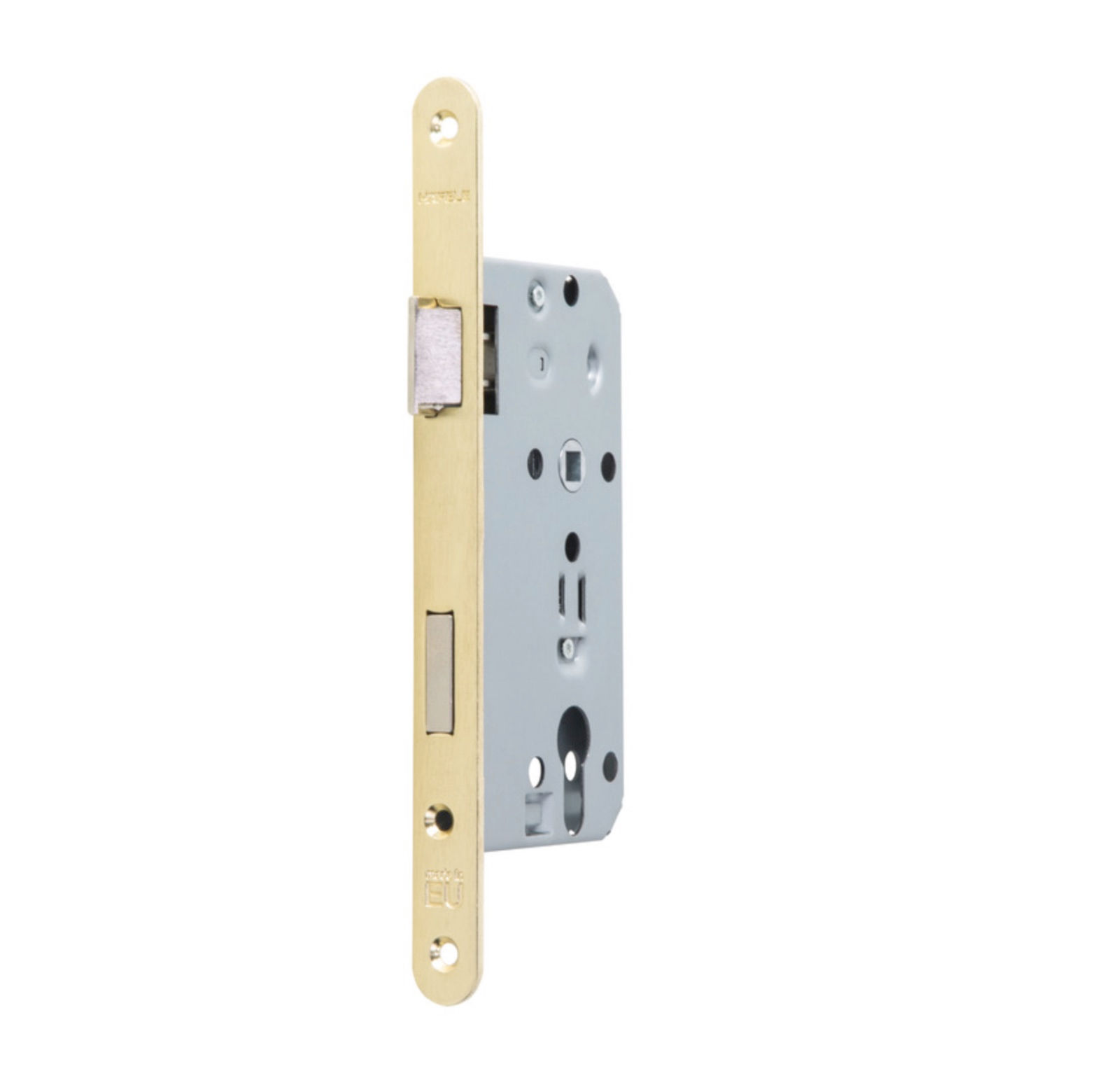 Hafele H55.02 Metal Dilli Kilit Barelli Pirinç Parlak Sağ