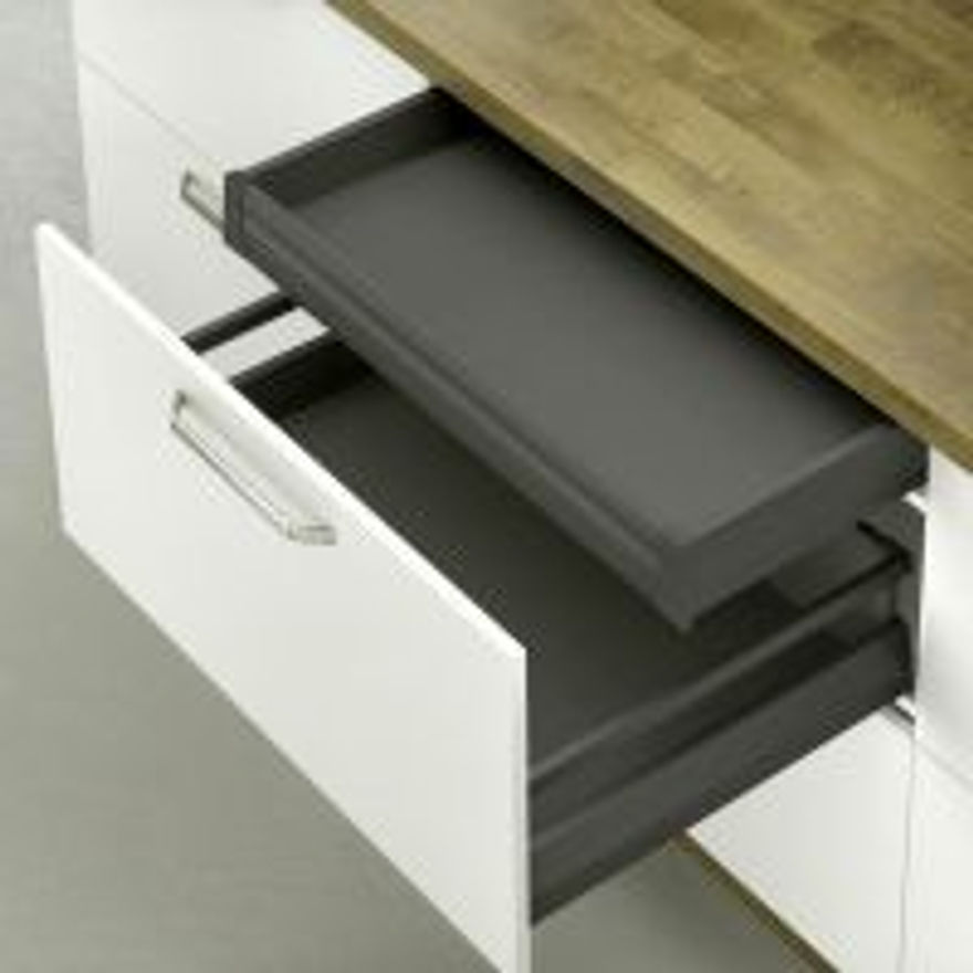 Hafele Matrix Box P Bordürsüz İç Çekmece Antrasit 600mm 300mm