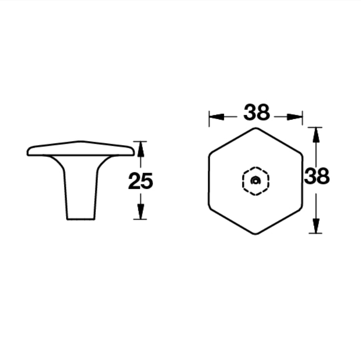 Küçük resim: Hafele Bloomsbury Düğme Kulp Antik Gümüş Renkli
