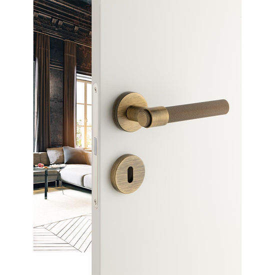 System Axel-T Kapı Kolu Barelli Tipi Antik Bronz Renkli