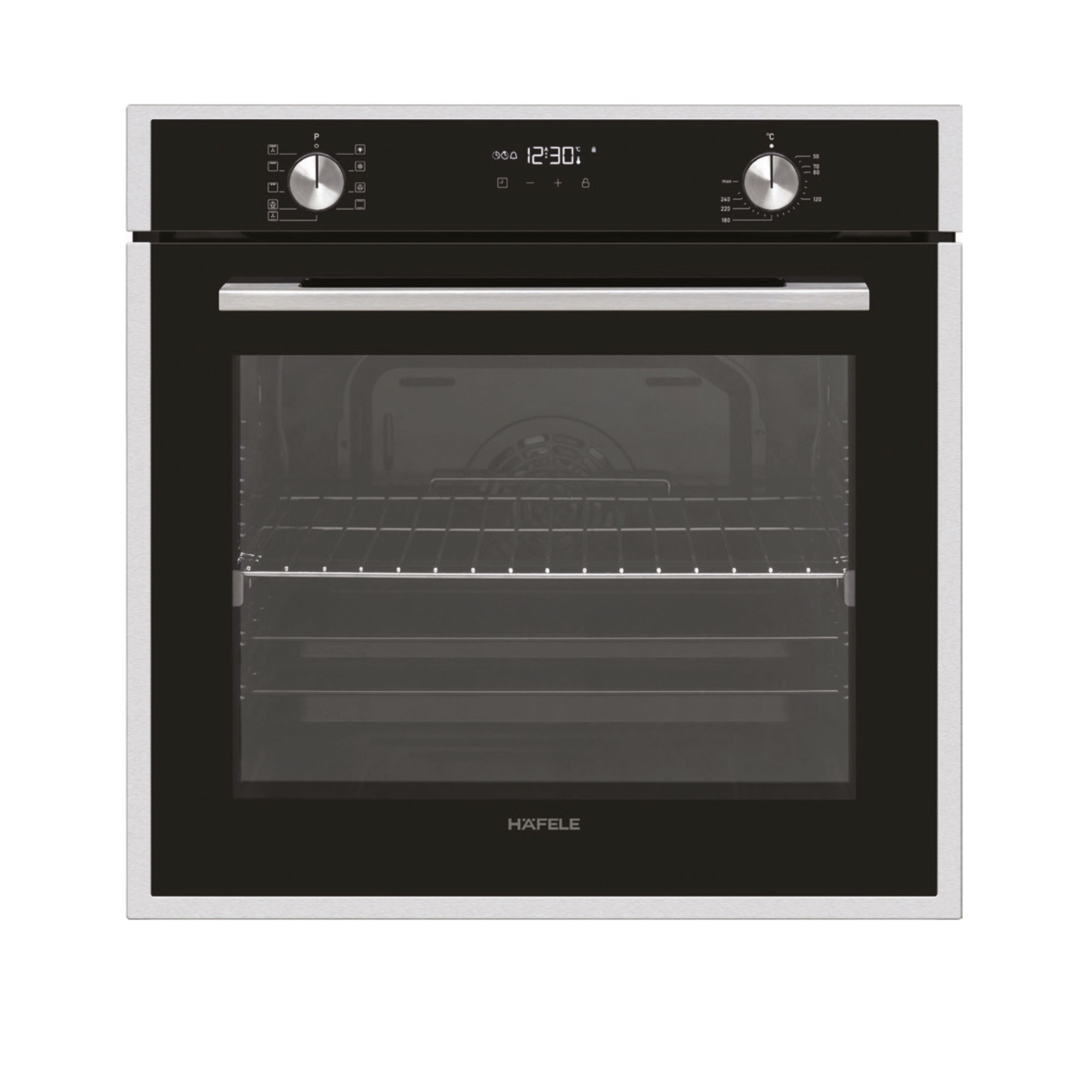 Hafele Gourmet Ankastre Fırın Siyah İnox 78 L