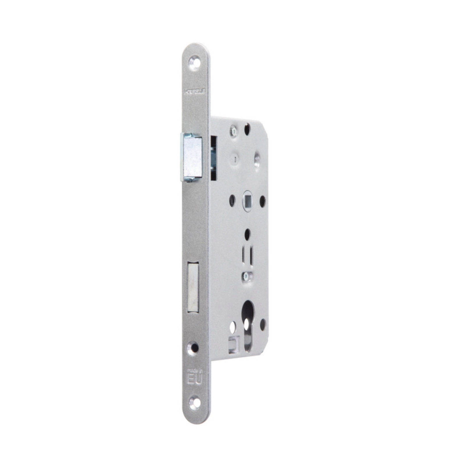 Hafele H55.02 Metal Dilli Kilit Barelli Tipi Gümüş Gri Sağ
