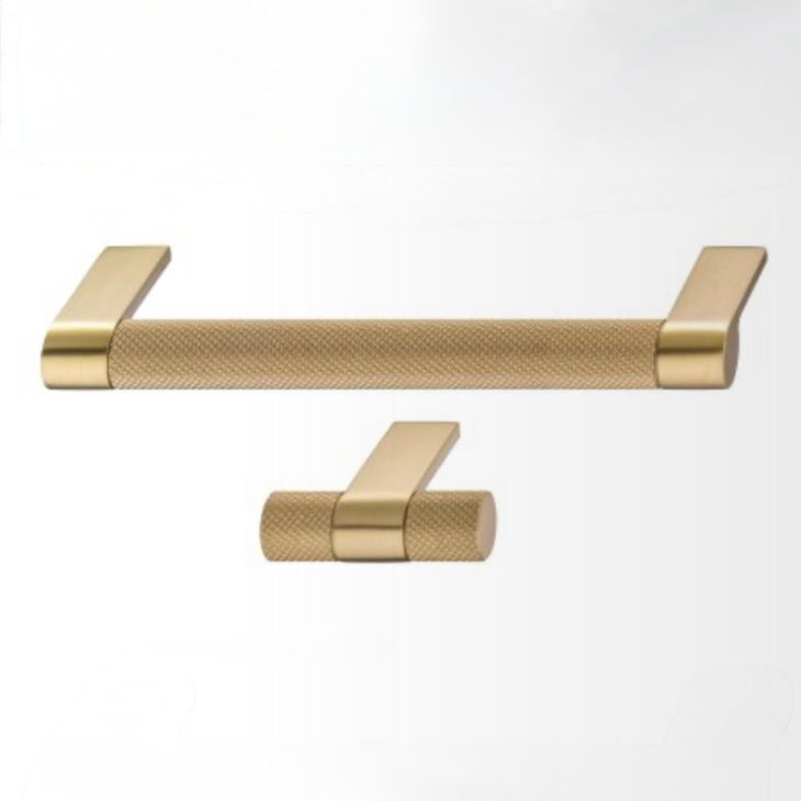 Küçük resim: Hafele Design Series 2518 Kulp Mat Altın 160mm
